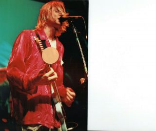 Nirvana Kurt Cobain 12 - 4x6 Color Concert Photo Set 28a