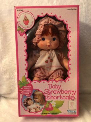 Rare 1982 Strawberry Shortcake Vintage 13 " Blow Kiss Baby Doll 26400