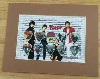 The Clash Matted Picture Guitar Pick Limited Should I Stay Or Should I Go