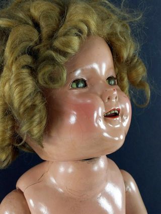 Shirley Temple Vintage Ideal Composition Doll 20 