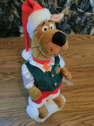 Scooby - Doo Cartoon Network Gemmy Stuffed Plush Dancing Christmas Santa 