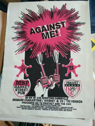 Against Me Show Poster