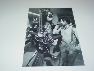 Kiss 8x12 Photo Gene Simmons Candid Rare Alive Album Tour Cobo Jan 1976 15