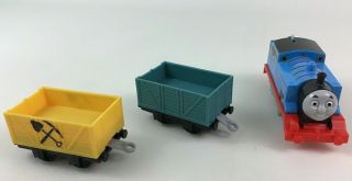 Thomas And Friends Trackmaster Motorized Train With Cargo Cars Mattel 2013 A7