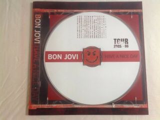 Bon Jovi Have A Day Tour 2005/2006 Concert Program Book W/photos
