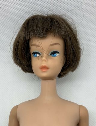 Vintage Mattel Barbie 1965 American Girl Bendable Leg Brunette 1070