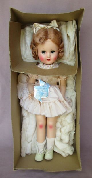 Vintage 17 " Hard Plastic Horsman Bright Star Doll Nmint Nmib