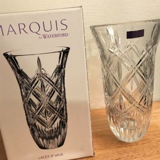 Waterford Crystal Marquis Lacey 9 Inch Vase