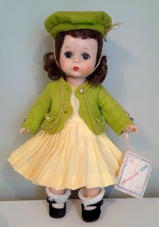 Vintage 1950s Madame Alexander - Kins Doll Slw Wendy 8 " Shopping With Auntie