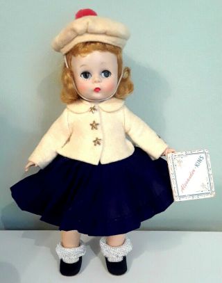 Vintage 1954 Madame Alexander - Kins 8 " Doll Wendy 