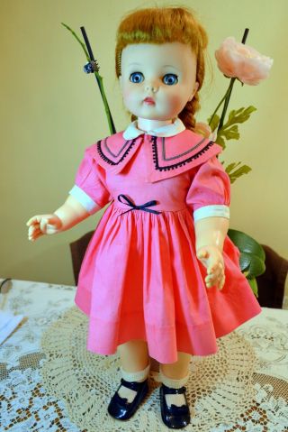 Rare,  Hard To Find 20” Vintage Madame Alexander Pollyanna Doll,