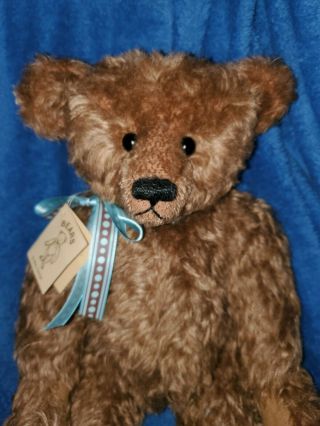Mary George Mohair Bear 16 Inches Pellet Filled Awesome Bear