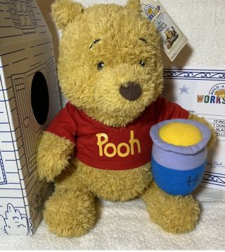 Build A Bear Disney Winnie The Pooh Bear Hunny Gift Bundle/ Sound Nwt