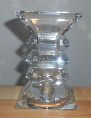 Shannon Crystal Designs Of Ireland Square Pillar Candle Holder Czech Rep