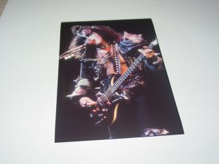 Kiss 8x12 Photo Gene Simmons Live Fire Concert Creatures Of Night Album Tour 18