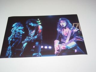 Kiss 8x12 Photo Vinnie Paul Gene Live Concert Creatures Night Tour 1983 27