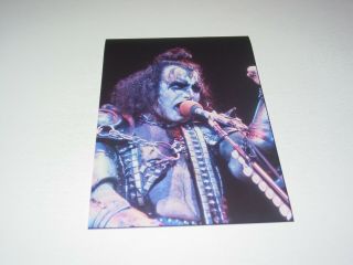 Kiss 8x12 Photo Gene Simmons Live Fire Concert Creatures Of Night Album Tour 20