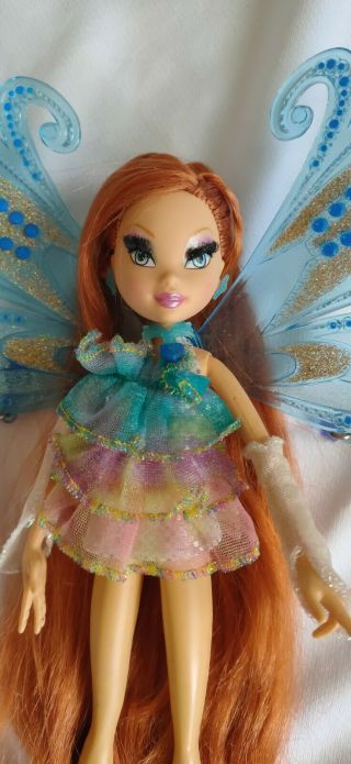 Winx Club Enchantix Glam Magic Bloom Doll Incomplete Mattel Two Wings