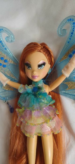 Winx Club Enchantix Glam Magic Bloom Doll Incomplete Mattel two wings 3