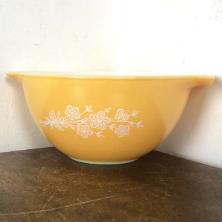 Vintage Pyrex Butterfly Gold 441 Cinderella Nesting Mixing Bowl 1979 750 Ml