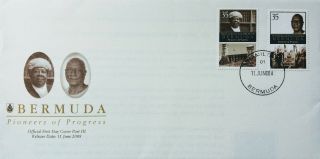 Bermuda Stamps,  First Day Cover,  Pioneers Of Progress - Dated 11/6/2008