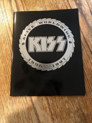 Kiss " Alive/worldwide " 1996 - 1997 Vintage Tour Program