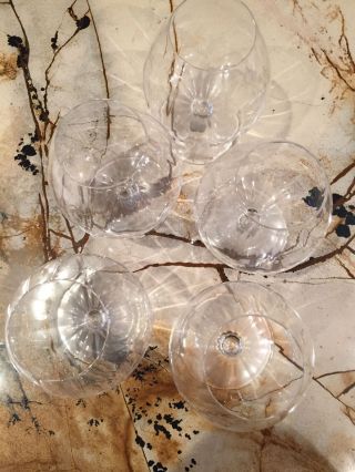 Set of 5 Marc Aurel Crystal Clear Glasses Stemware Barware 3