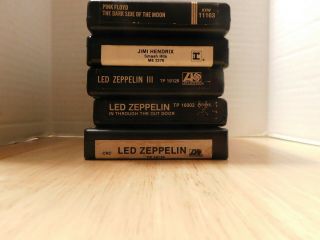 5 8 Track Tapes Pink Floyd.  Led Zeppelin,  Jimi Hendrix