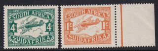 South Africa 1929 Air Pair Mnh Sg40/1