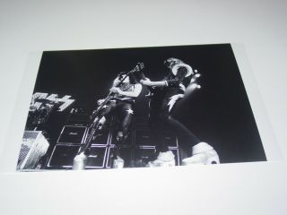 Kiss 8x12 Photo Paul Stanley Ace Frehley Concert Live Alive Tour Canada 1976 1