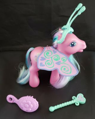 My Little Pony Mlp G3 Wing Wishes Toola Roola With Butterfly Accessories Brush