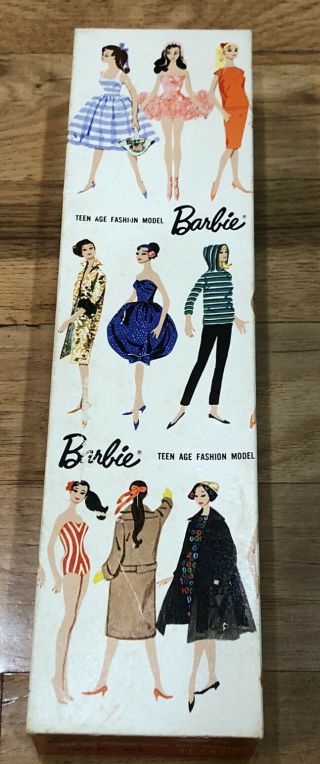 Vintage Mattel Barbie Doll Stock Box Blonde Ponytail Stock No.  850