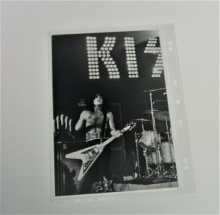 Kiss 8x12 Photo Of Paul Stanley Performing Live At The Michigan Palace 4/7/1974