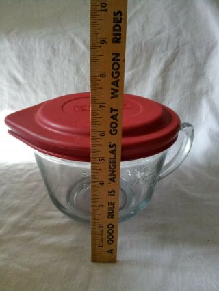 Anchor Hocking 8 Cup Measuring Glass Batter Bowl - 2 Quart - Clear With Lid