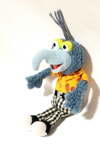 Gonzo Plush Bean Bag Doll Muppets Sababa Toys 8 Inch