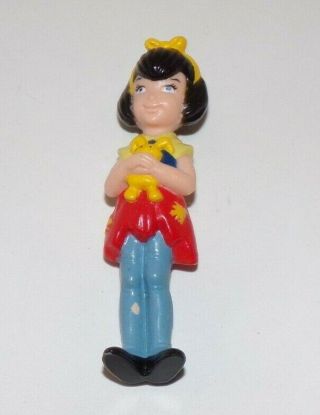 Vintage 1989 All Dogs Go To Heaven Anne Marie Little Girl Pvc Toy Figure 3 "