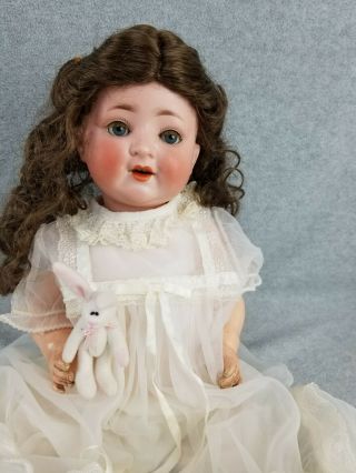 18 " Antique Bisque Head Composition German Toddler Doll Schoenau & Hoffmeister