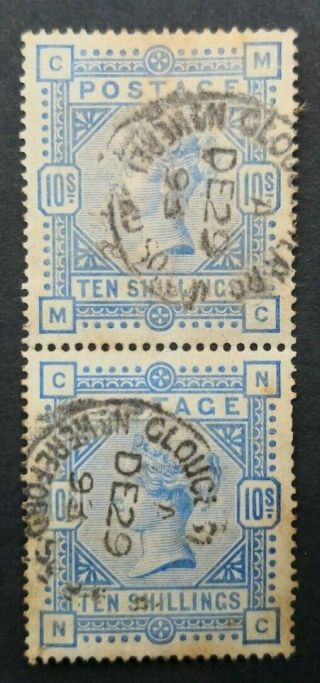 Gb Stamp 1883 Queen Victoria 10s Pale Ultramarine,  Sg183a