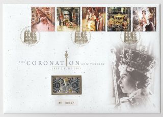 The Coronation Anniversary - 24 Carat Gold Plated & Sterling Silver Ingot Cover
