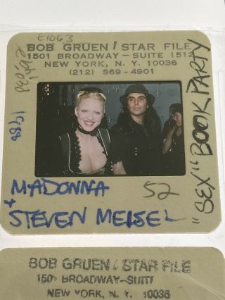 Madonna Sex Book Party Steven Meisel 35mm Trasparency Slide