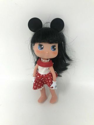 Famosa Doll Figure Mickey Mouse Ears Minnie Dress