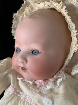 Antique 10” A.  M.  Armand Marseille German Bisque Dream Baby 351 Doll (f) 3
