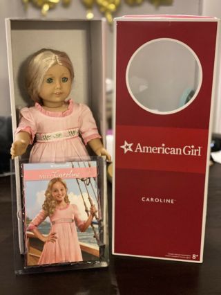 American Girl Historical Doll Caroline With Book Retired