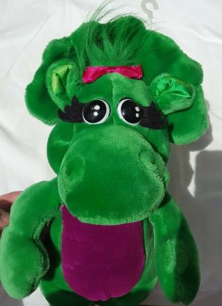 Vintage Barney & Friends Plush Baby Bop Girl Dino Toy 15 " Stuffed Lyons 1992