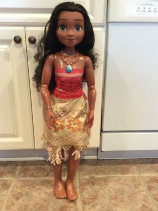 Disney Princess My Size Moana Doll Life Size Posable 32 "
