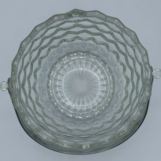 Vintage Fostoria Glass Company,  American Ice Bucket with Handle 3