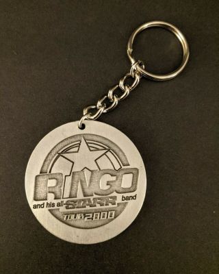 Beatles Ringo Starr And His All - Starr Band 2000 Tour Metal Keychain 2 "