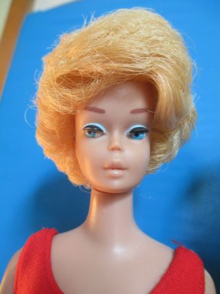 Barbie Mattel 1960s Bubble Cut & Ken Dolls with Ponytail Carry Case 2