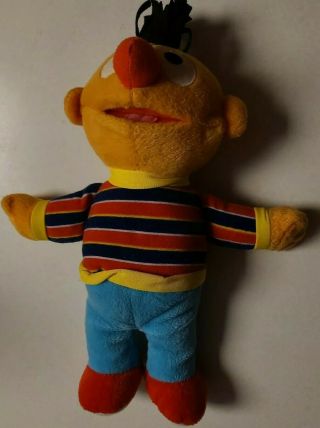 Ernie Sesame Street Plush Doll By Fisher Price 10 " Stuffed Animal Toy 2002