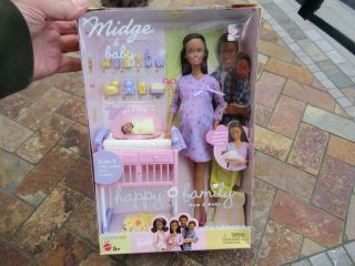 Vintage 2002 Barbie Midge & Baby,  Ob